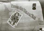 Asisbiz 44-40685 B-24J Liberator 7AF 494BG866BS 685 Queen of Hearts nose art right side 01