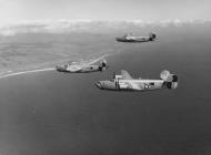Asisbiz 44-40760 B-24J Liberator 7AF 494BG867BS 760 Black Sheep practise formation over Kauai Hawaii 14th Oct 1944 02