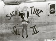 Asisbiz 44-40796 B-24J Liberator 7AF 494BG866BS 796 Sack Time Sal II nose art right side 01