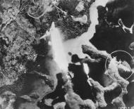 Asisbiz 44-42058 B-24M Liberator 7AF 494BG867BS 058 Brief hit by Japanese flak over Koror Palau 1944 01