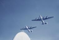 Asisbiz 7AF 494BG867BS B-24J Liberators in formation over Angaur Island Caroline Isls Oct 1944 NA1202