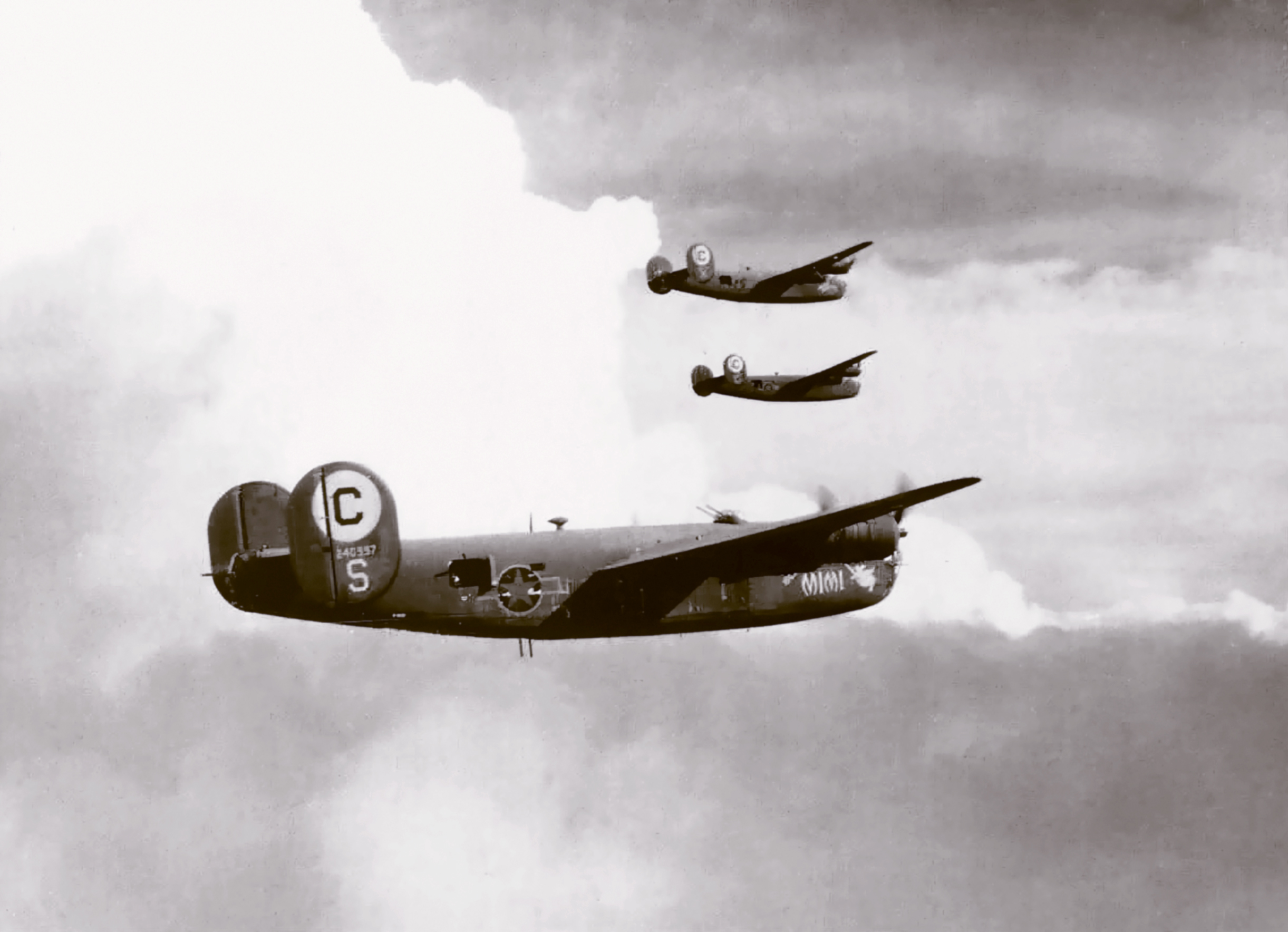 42-40997 B-24D Liberator 8AF Carpetbaggers 801BG Screamin' Mimi England 1945 0