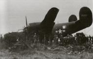 Asisbiz 42-50607 B-24J Liberator 8AF 1AD Carpetbaggers 801BG Q landing misshap England 01