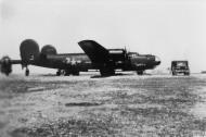 Asisbiz 42-52749 B-24H Liberator 8AF 492BG858BS J LA Scrappy nose art right side at Harrington Mar 1945 FRE8642