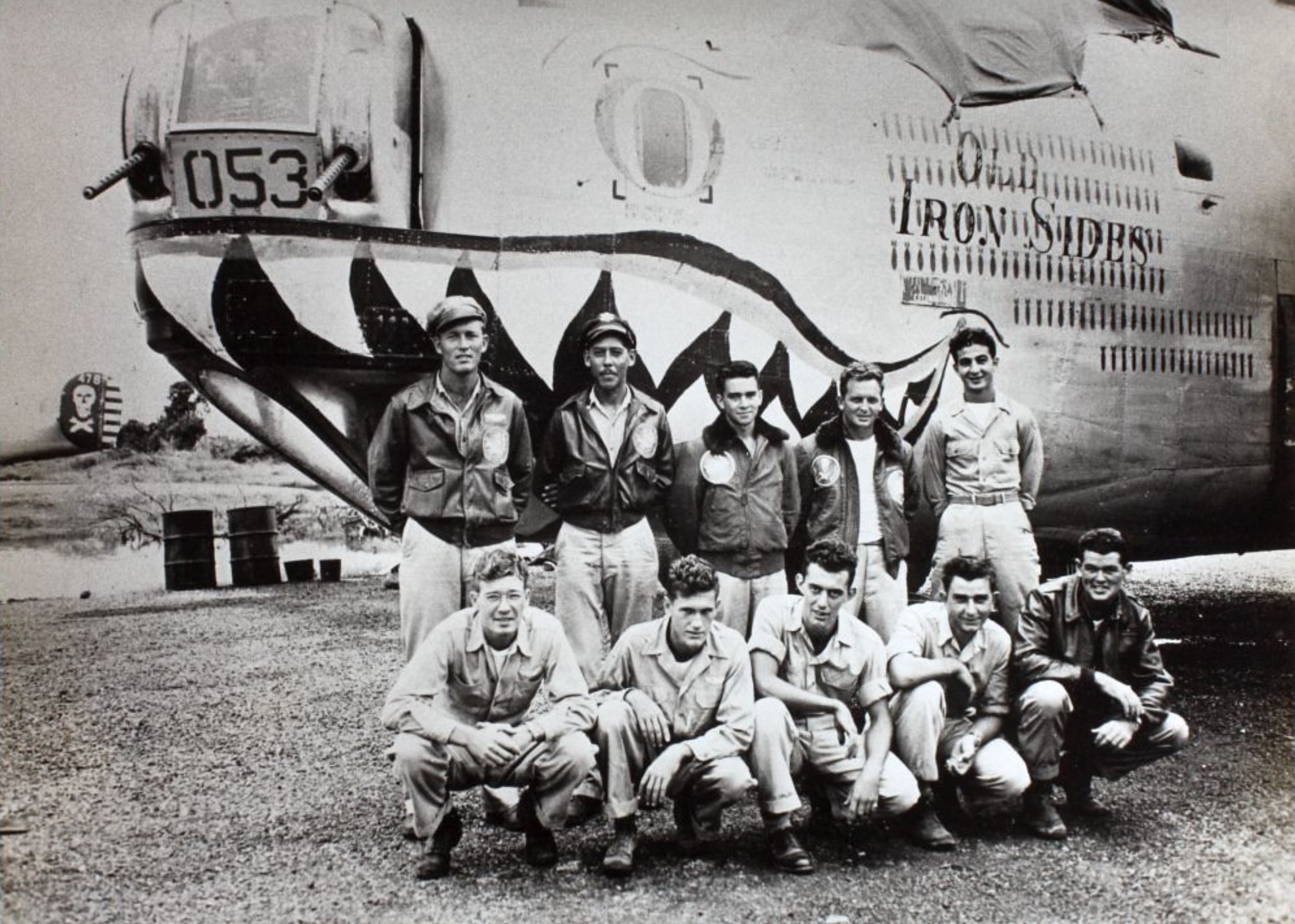 42-110053 B-24J Liberator 5AF 90BG320BS Old Iron Sides nose art left side 01