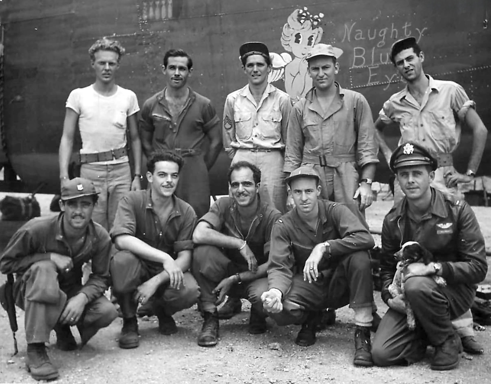 42-72797 B-24D Liberator 5AF 90BG319BS Naughty Blue Eyes Harkins crew later trfd to Australia crashed after takeoff from Nadzap 23rd Mar 1944 01