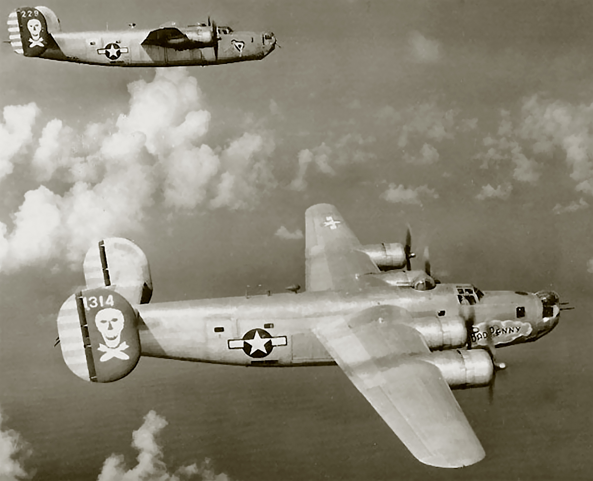 44-41314 B-24J Liberator 5AF 90BG321BS Bad Penny 01