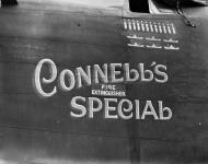 Asisbiz 41 23765 B 24D Liberator 5AF 90BG320BS Connell's Special nose art left side 01