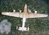 Asisbiz Consolidated B-24 Liberator 5AF 90BG flying over the Jungle canopy of New Guinea 1943 01