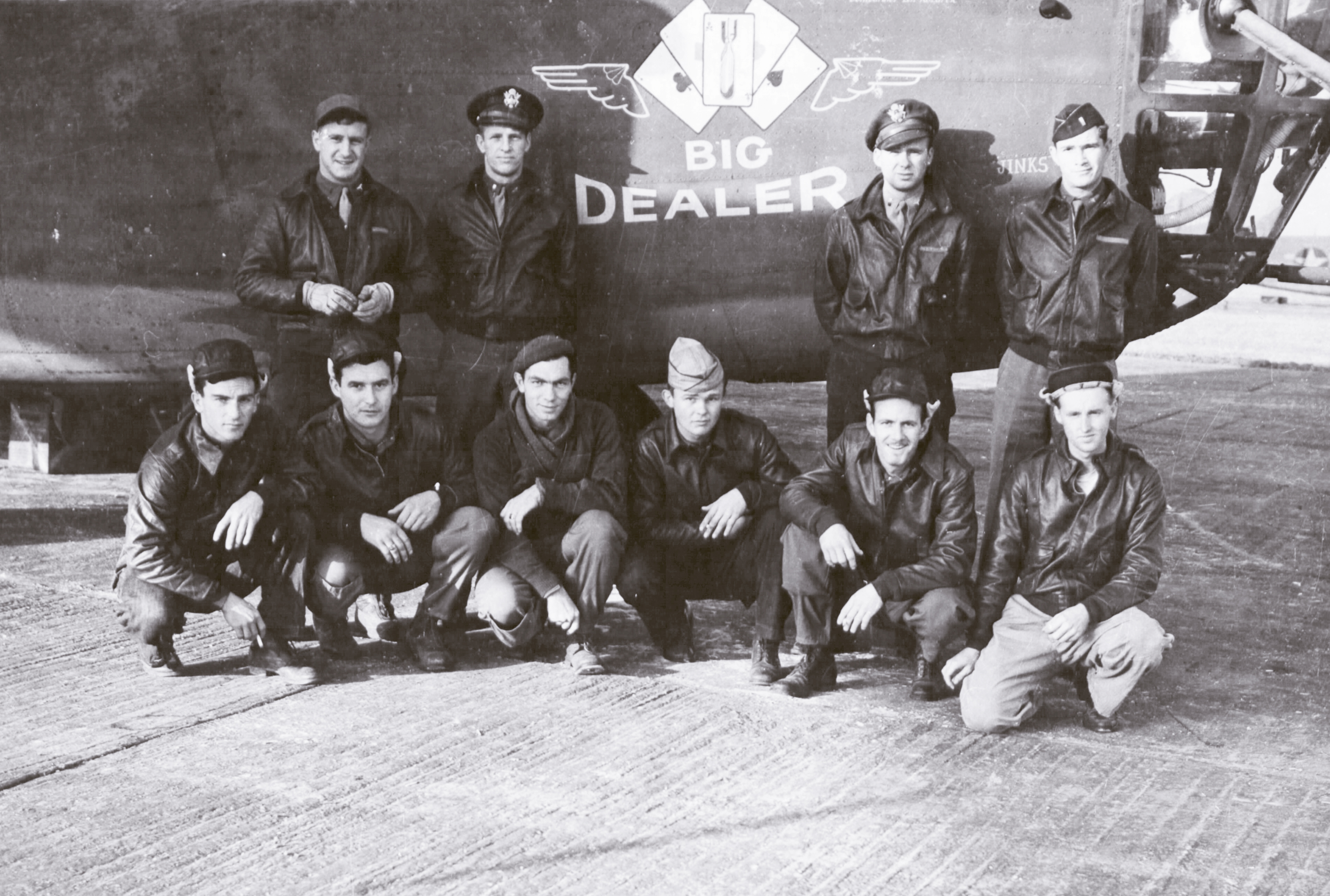 41-23665 B-24D Liberator 8AF 93BG330BS Big Dealer nose art right side 01