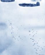 Asisbiz Consolidated B-24J Liberators 8AF 93BG409BS YMJ bomb enemy installations Berlin Germany 18th Mar 1945 56716AC