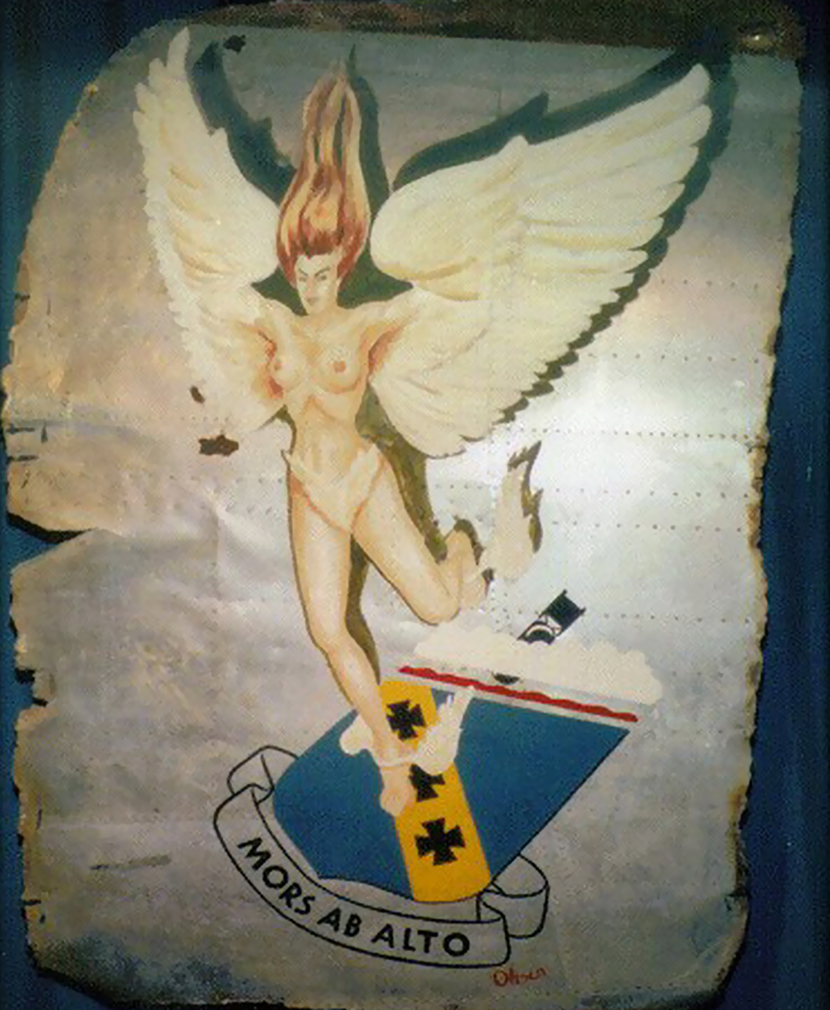 44-4xxxx B-24J Liberator 10AF 7BG493BS Mors Ab Alto nose art right side CBI 03