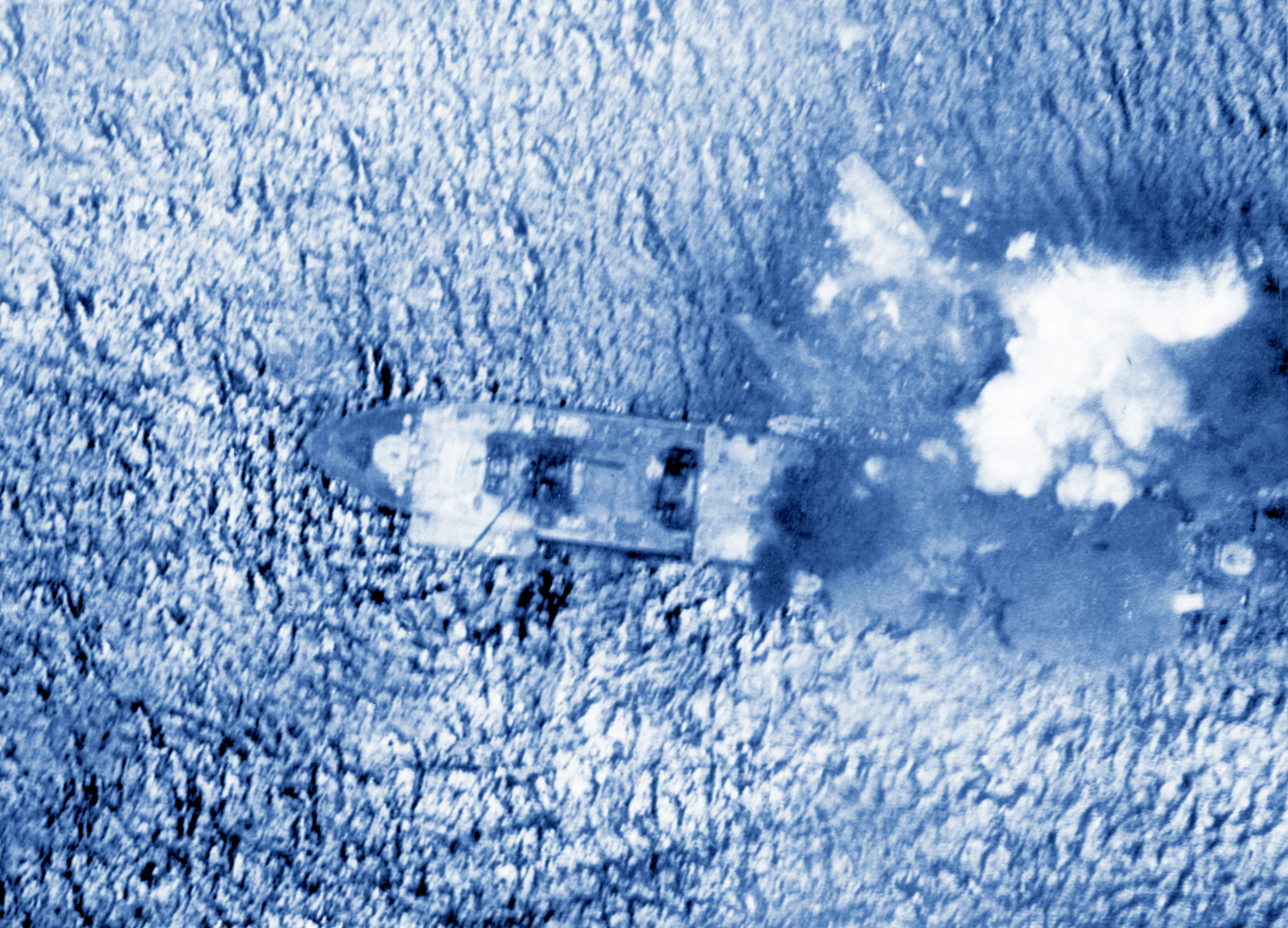 Target 10AF B-24 Liberators bomb Car Nicobar Isl and sank the 4,468GT IJN Heito Maru 23rd Aug 1943 NA417