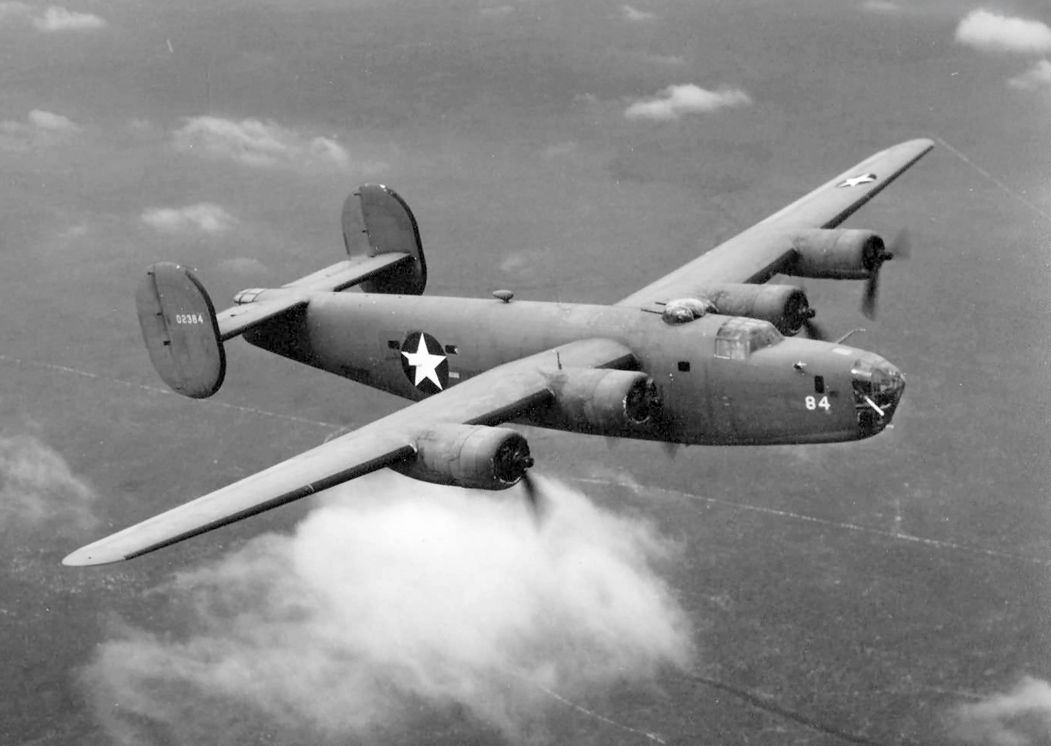 40-2384 B-24C Liberator delivered as RB 24C used as a test aircraft at Wright Field USA 01
