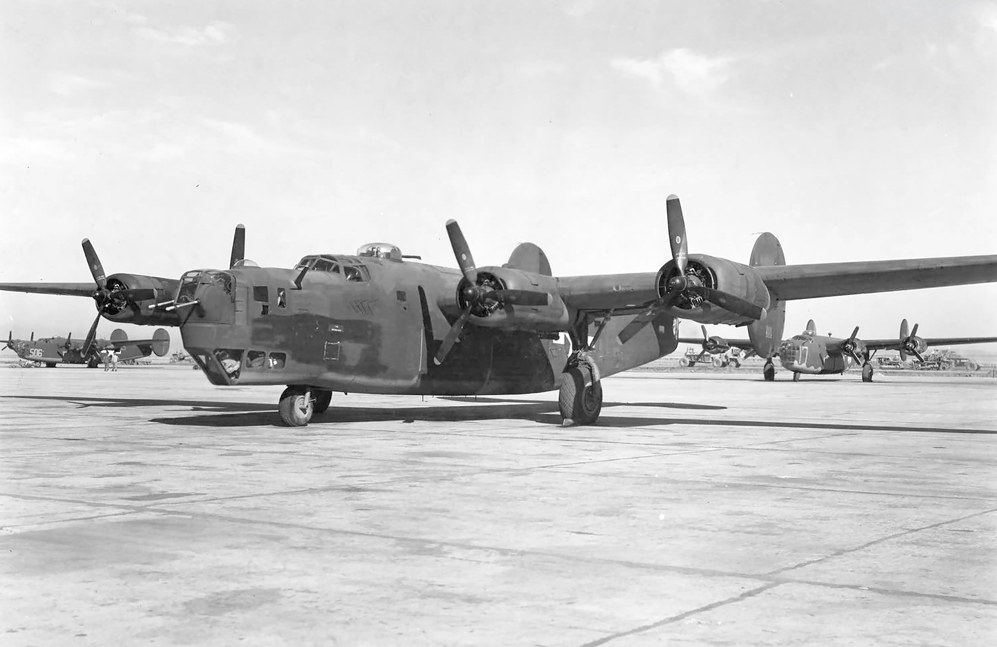 Consolidated B-24H Liberator used as a trainer operating in the USA 01