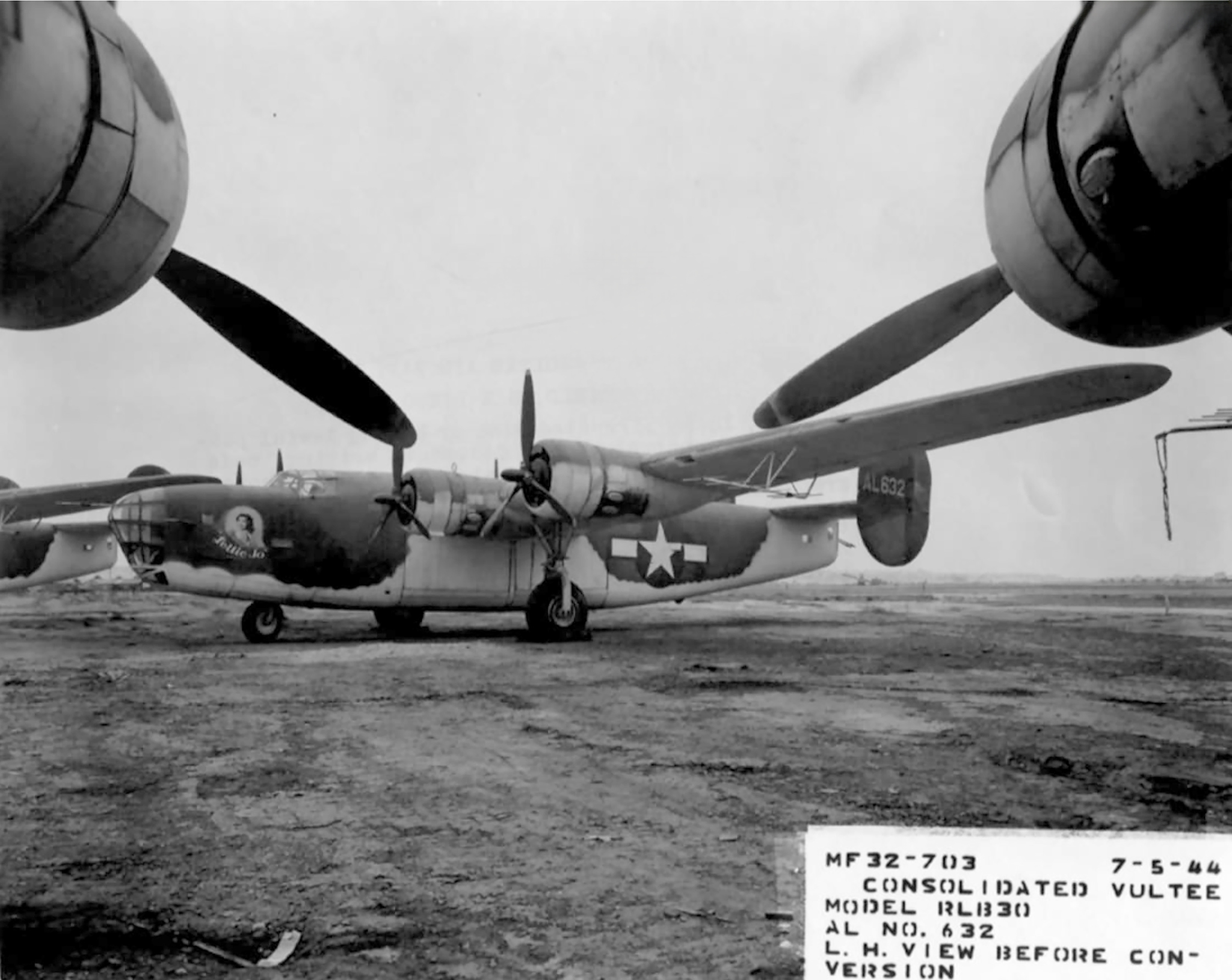 Lend lease RAF AL632 LB-30 Liberator retained by USAAF transferred 6BG based at Rio Hato Panama 01