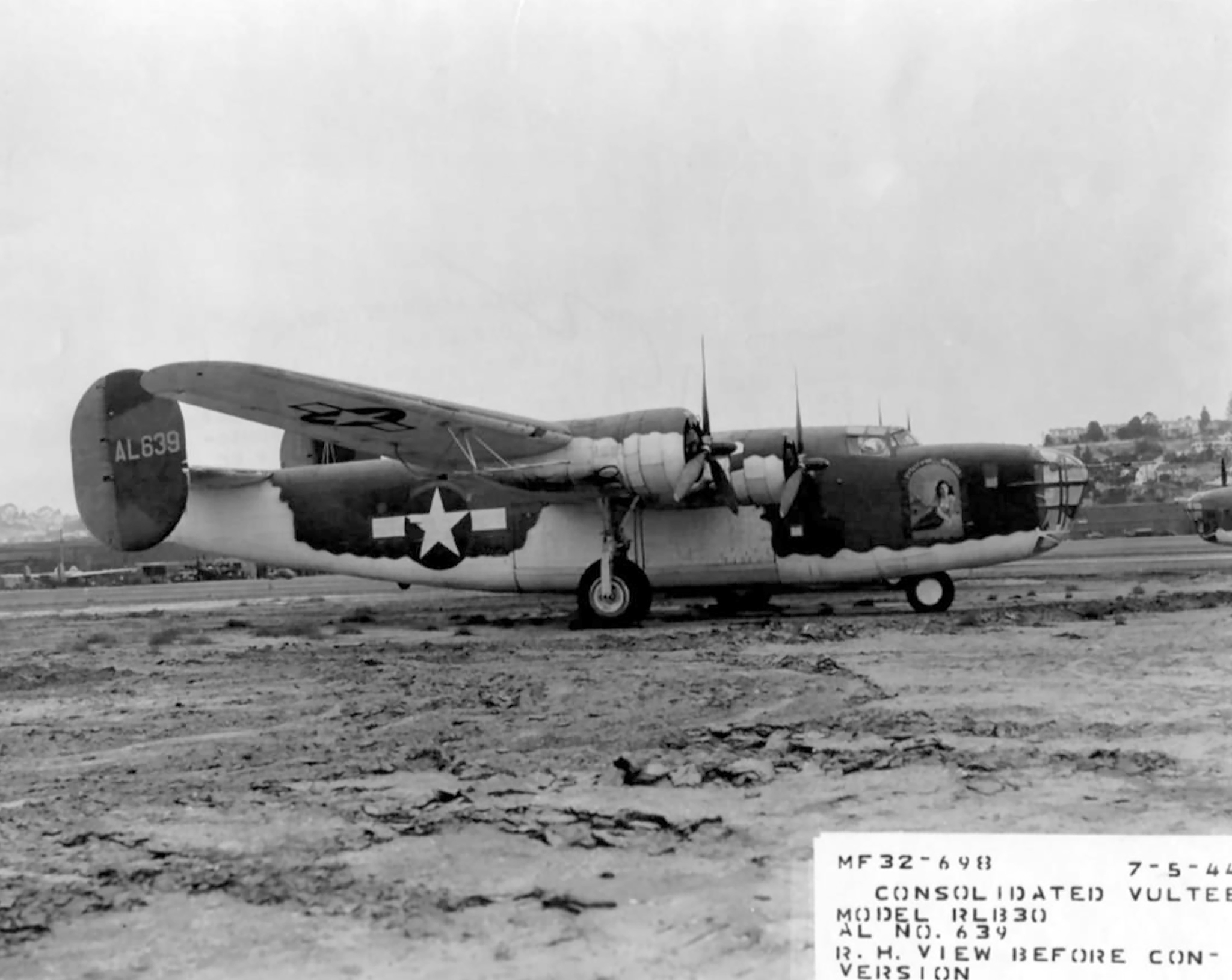 Lend lease RAF AL639 LB-30 Liberator retained by USAAF transferred 6BG based at Rio Hato Panama 01