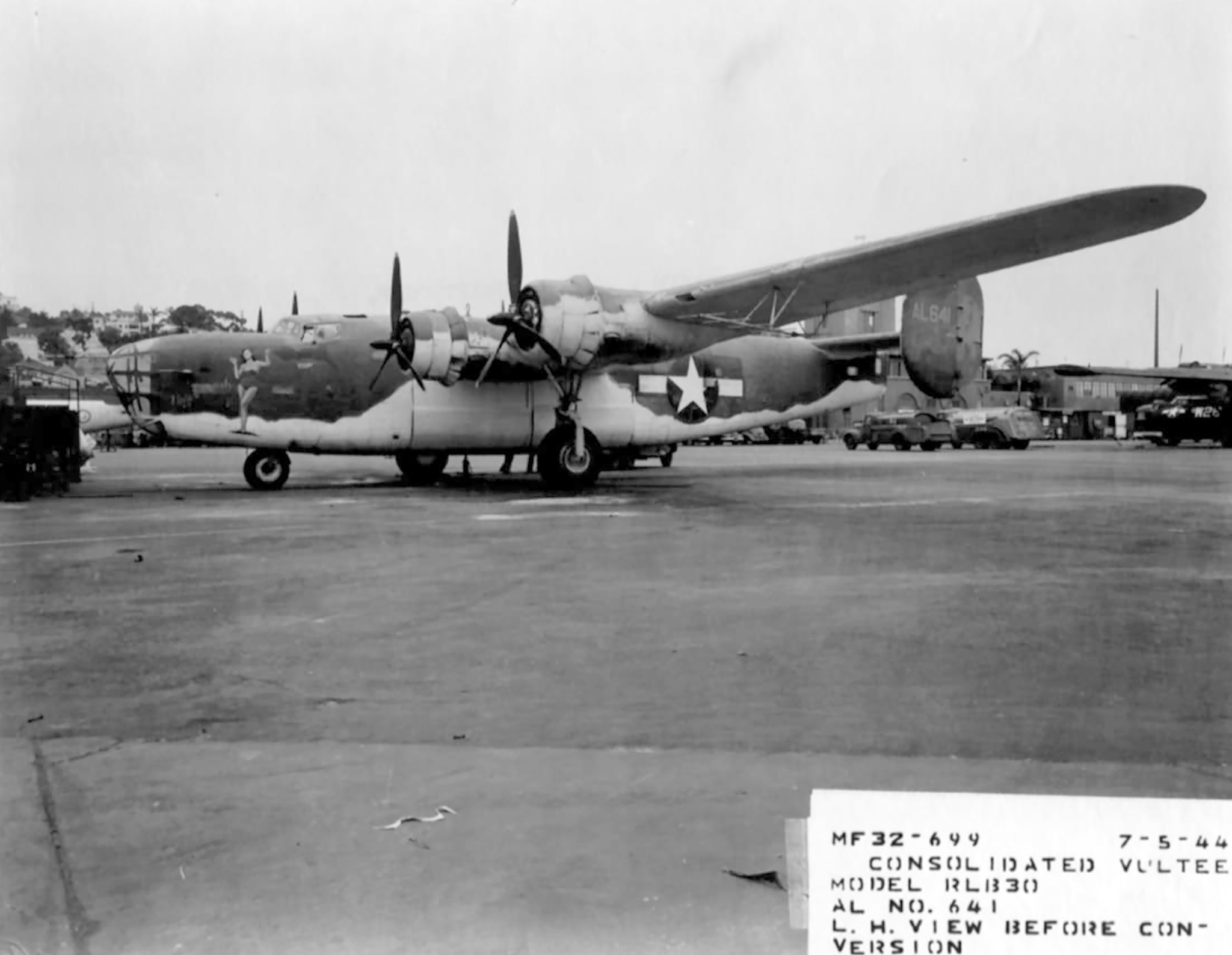 Lend lease RAF AL641 LB-30 Liberator retained by USAAF transferred 6BG based at Rio Hato Panama 01