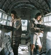 Asisbiz Crew air gunner defensive positions within the Consolidated B-24 Liberator RAF waist gunners 01
