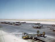 Asisbiz WWII color photo of USAAF 41-11831 Consolidated B-24D Liberator Romp Rat training aircraft in USA 1943 01