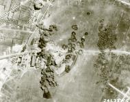 Asisbiz 9AF Consolidated B-24 Liberators bomb Grottaglie Airfield Italy 1943 NA569