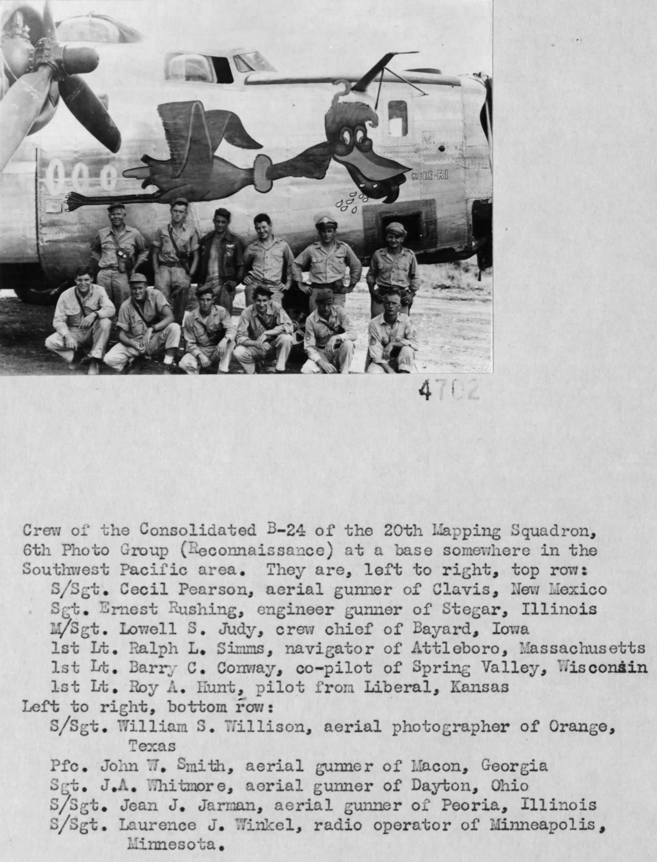 42-64048 F-7A Liberator 5AF 6PRG20CMS The Wango Wango Bird South Pacific 18th July 1944 01