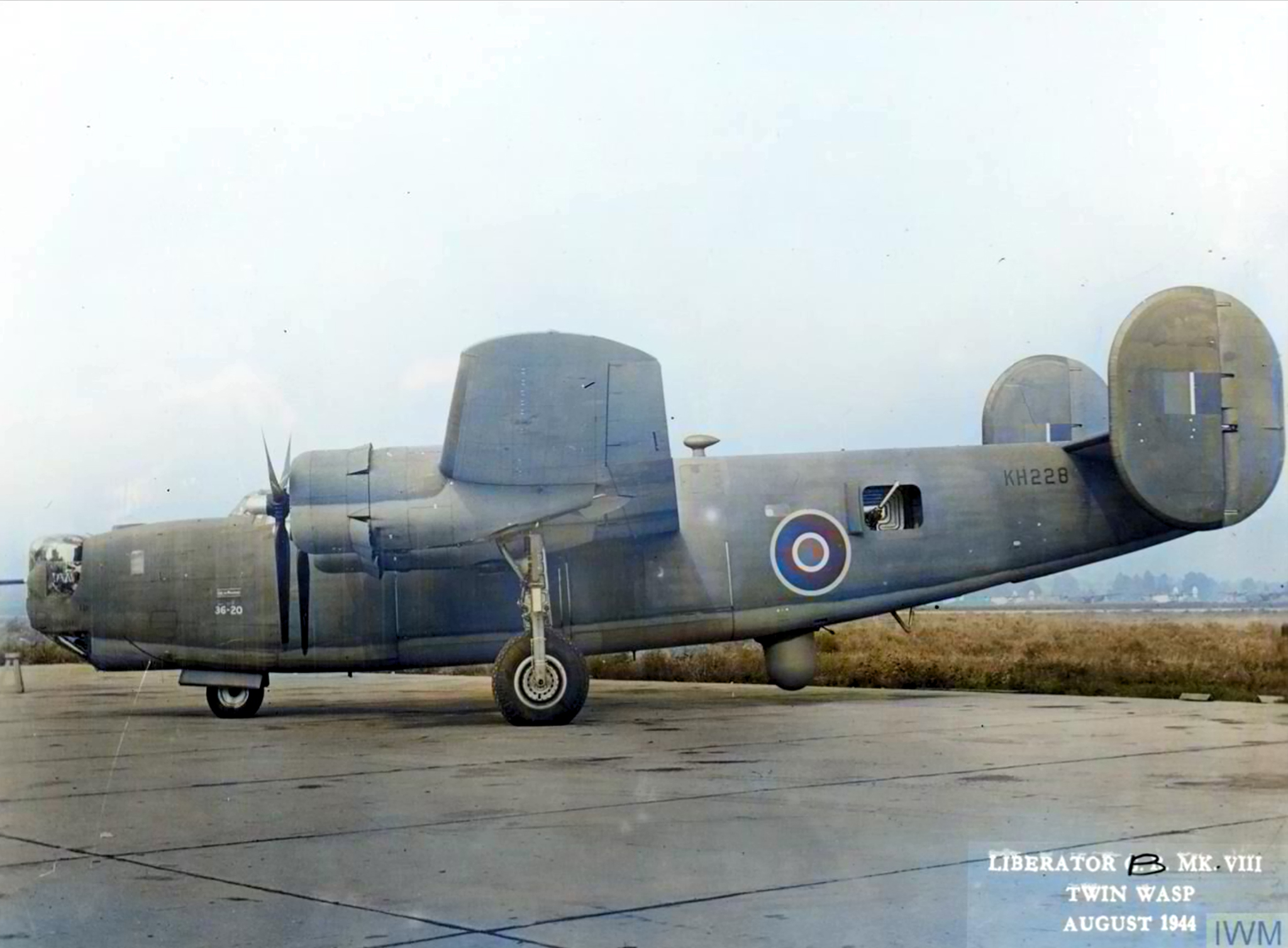 FMS Liberator BVIII RAF 614Sqn KH228 exB 24J 44 44089 at the Convair Modification Centre Louisville Kentucky IWM ATP13329C