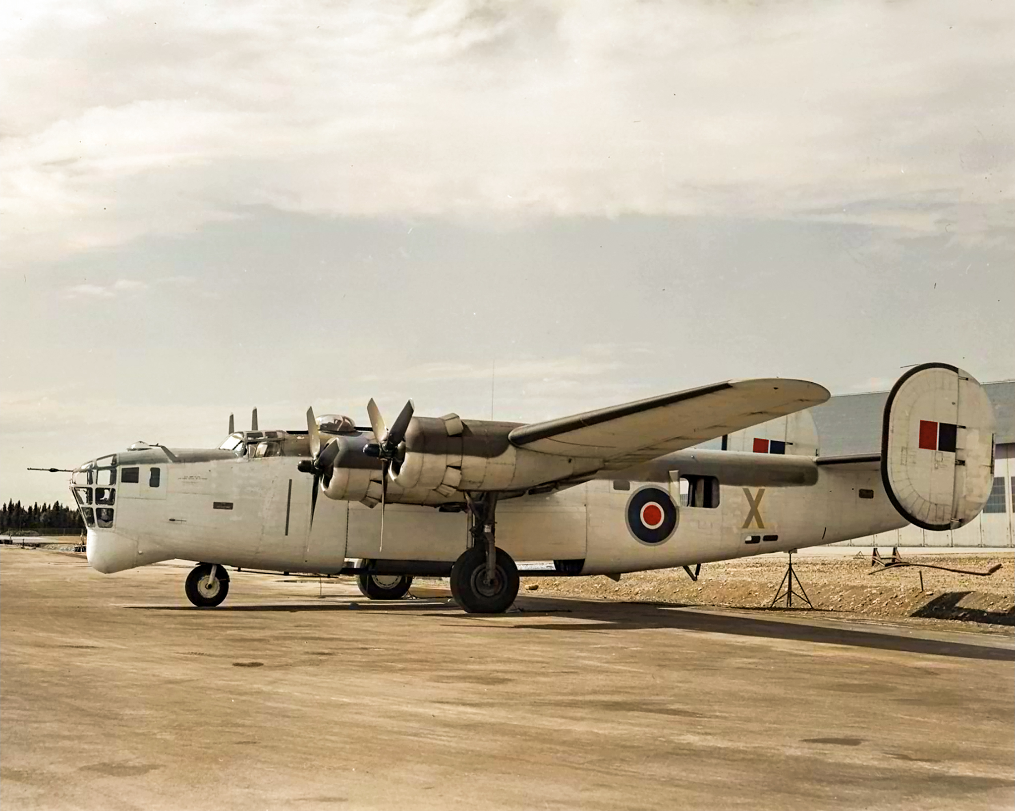 FMS Liberator GRV Coastal Command equipped with ASV and 20mm cannon coded X 01