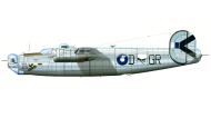 Asisbiz 44-41456 B-24L Liberator 24Sqn RAAF GRD Cock o' the North A72 84 Fenton late 1944 0A