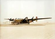 Asisbiz FMS Liberator BII RAF 108Sqn AL574 O with its crew based at Fayid Egypt 1942 IWM(CM3386)