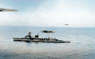 Asisbiz FMS Liberator GRIII RAF 547Sqn 2VE escorts German light cruiser Nurnberg sailing from Copenhagen to Wilhelmshaven after surrender 1945 IWM 01