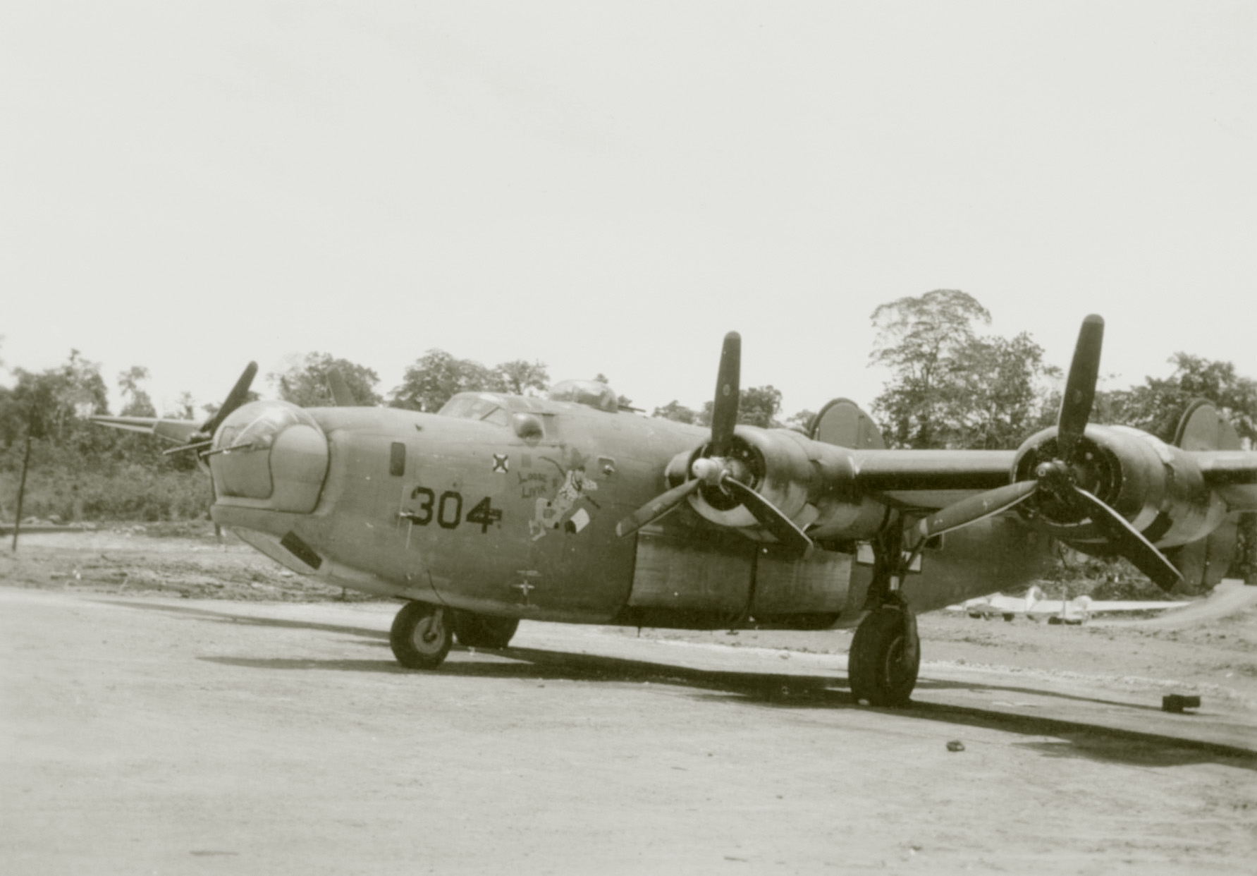 44-40057 Consolidated PB4Y-1 Liberator US Navy VPB-115 named Loose Livin USNBN 32304