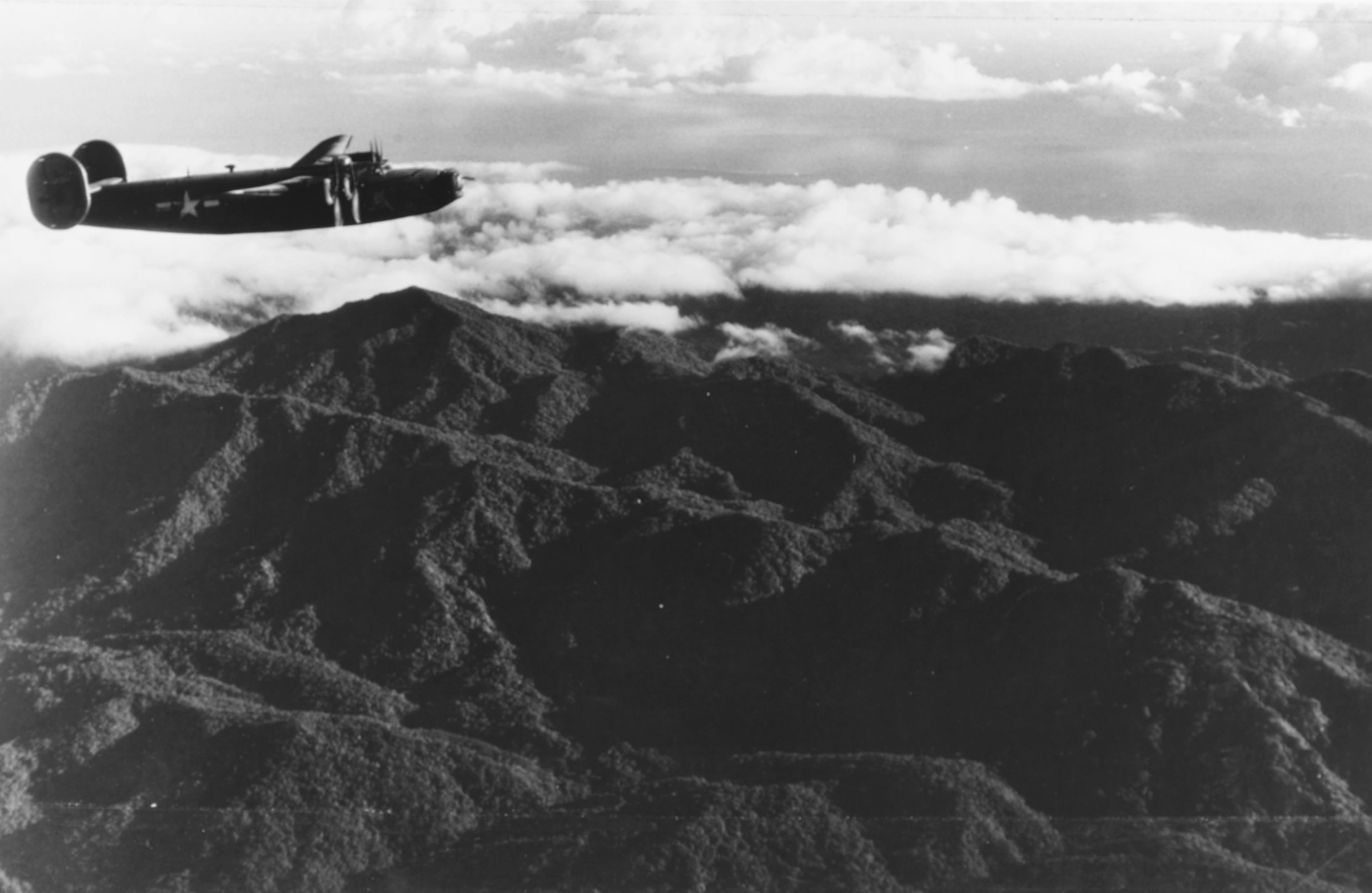 US Navy Consolidated PB4Y-1 Liberators of VPB-106 on patrol in the south western Pacific 1943 44 NH 75355