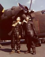 Asisbiz USMC air crewmen stand by their PB4Y-1 Liberator at Marine Corps Air Station Cherry Point North Carolina 1943 NARA 01