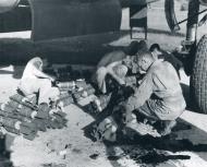 Asisbiz 10AF 341BG armaments crew prepare fragmentation bombs for the aircraft in India 6th Dec 1942 NA419