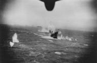 Asisbiz 5AF 345BG B 25's attacking Japanese Kaiko Maru 956GT Hourai Tanker 6th July 1945 04
