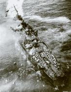 Asisbiz 5AF 345BG B 25's hit Japanese Navy Frigate Coastal Defense Vessel No 130 off Swatow China 29th Mar 1945 01