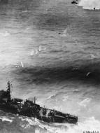 Asisbiz 5AF 345BG B 25's hit Japanese Navy Frigate Coastal Defense Vessel No 134 off Swatow China 6th Apr 1945 01