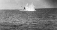 Asisbiz 5AF 345BG B 25's hit Japanese Navy Frigate Coastal Defense Vessels off Swatow China 29th Mar 1945 04