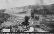 Asisbiz B 25 Mitchells 5AF 38BG71BS attacking Boram airfield Wewak New Guinea 27th Nov 1943 01