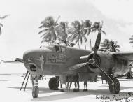 Asisbiz 42 64977 B 25G Mitchell 7AF 41BG802BS Coral Princess parked at Makin Airfield Butaritari Antakana 1944 02