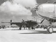 Asisbiz 42 6498x B 25G Mitchell 7AF 45BG strafer nose package at Iwo Jima 27th Jun 1945 01