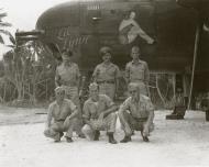 Asisbiz B 25G Mitchell 7AF 41BG820BS Lil Lynn and Crew nose art left side Gilbert Islands 1943 01