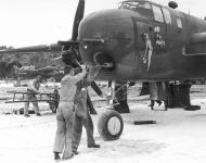 Asisbiz B 25G Mitchell 7AF 41BG820BS Pride of the Yanks at Mullinnix airfield Tarawa Gilbert Islands Mar 1944 02
