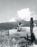 Asisbiz 43 3951 B 25J Mitchell 10AF 12BG82BS 56 Cornhusker belly landed near Myitkyina Burma 1944 NA063