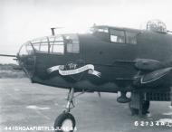 Asisbiz B 25 Mitchell My Beloved Norma nose art left side India 3rd Jun 1945 NA1206