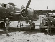 Asisbiz B 25 Mitchell from The Green Hornets being refueled at Kwanghan airfield China 2nd Aug 1944 01