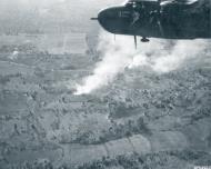 Asisbiz B 25H Mitchell 1ACG Erotic Edna after attacking a bridge approaching Imphal Valley in India NA454