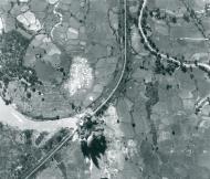Asisbiz Target 10AF 12BG82BS B 25 Mitchells hit the Myittha Bridge Burma 17th Nov 1944 NA666