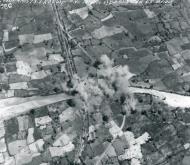 Asisbiz Target 10AF 12BG83BS bomb the Budalin rail bridge in Monywa District Sagaing 25th Sep 1944 NA383